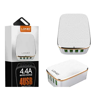 Cargador Usb 4 Puertos 4.4 Amperios