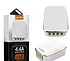 Cargador Usb 4 Puertos 4.4 Amperios