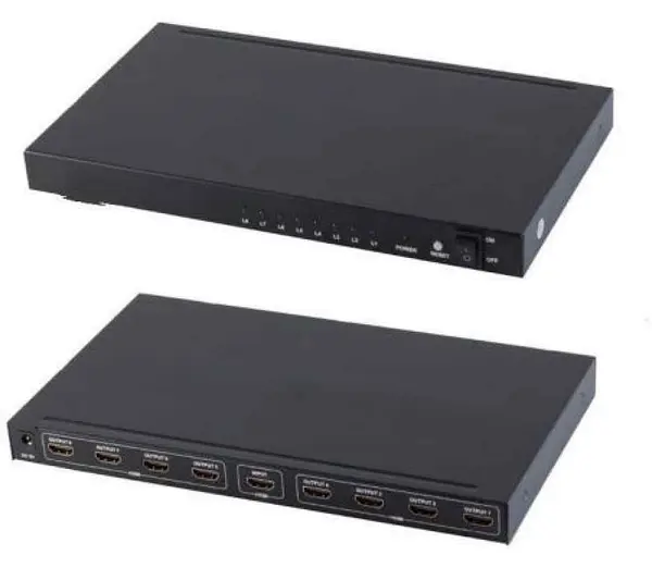 Spliter Hdmi 1 X 8 1080 Full Hd