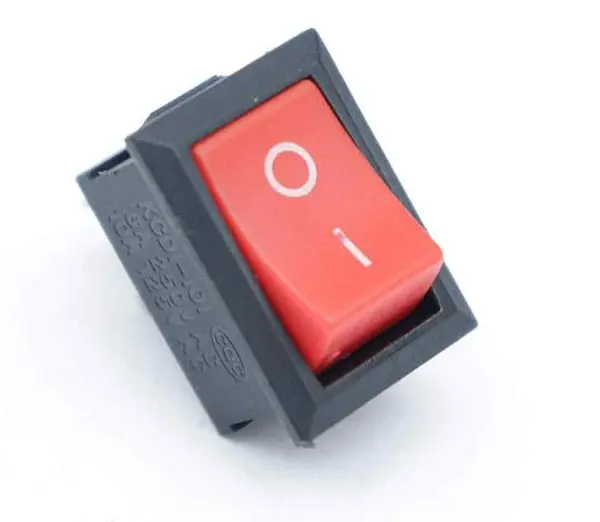 Switch On - Off 2 Pines Rojo