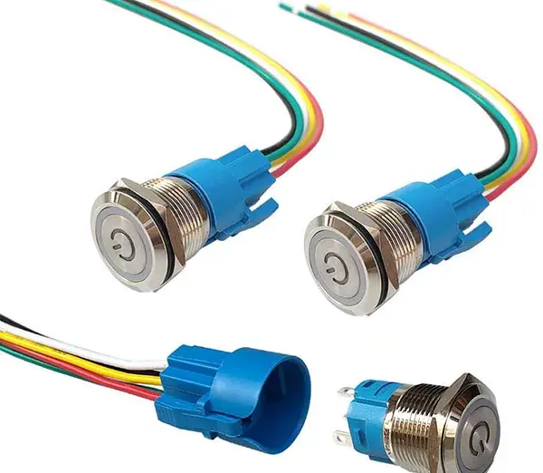 Interruptor Metalico Con Cable