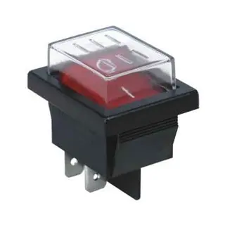 Switch On Off 4 Pines Con Impermeable