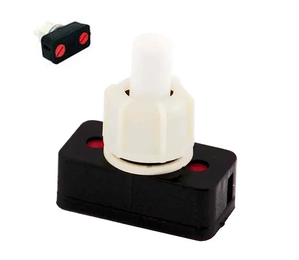 C-691 Switch Porta Lampara Blanca 3a