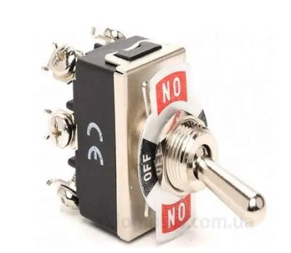 Switch Codillo Grande On-Off-On 3 Tornillos