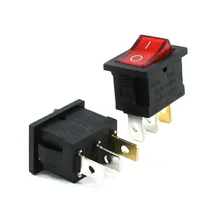 Switch On-Off 3 Pines Con Indicador
