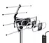 Antena Uhf Aerea Con Rotor Y Booster12 Elementos Hd