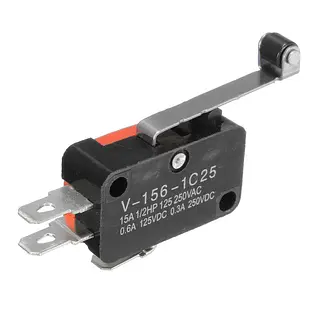 Final De Carrera Microswitch Con Palanca Y Rueda V-156-1c25