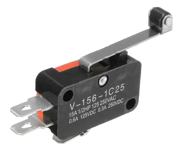 Final De Carrera Microswitch Con Palanca Y Rueda V-156-1c25