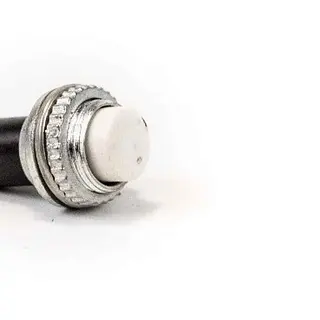 Pulsador Metalico Blanco