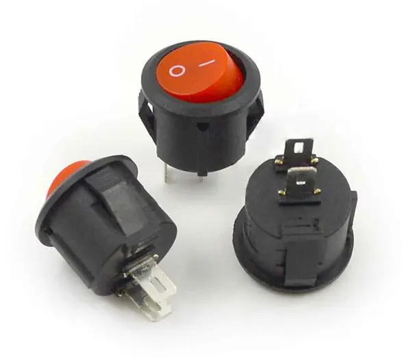 Switch Miniatura Redondo On - Off 2 Pines