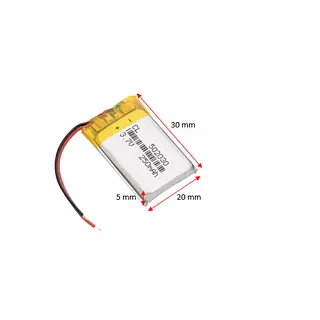 Bateria De Litio Lipo 3.7v 250mah 502030