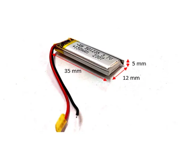 Bateria De Litio Lipo 3.7v 150mah 501235