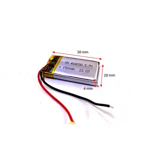 Bateria De Litio Lipo 3.7v 150mah 402030