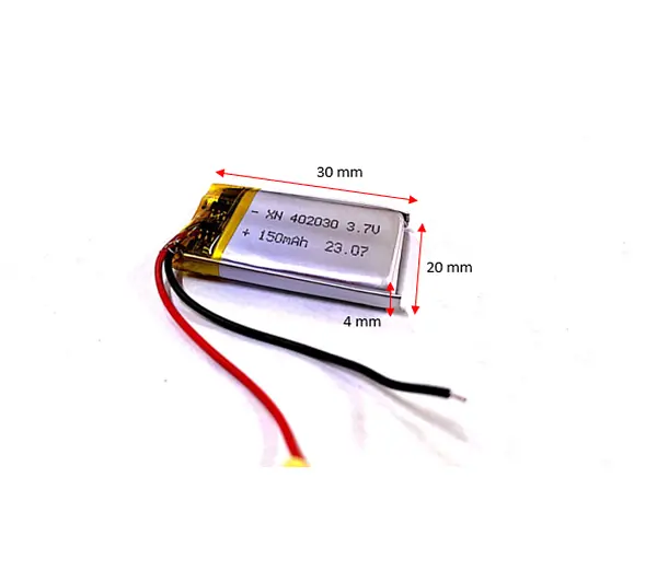 Bateria De Litio Lipo 3.7v 150mah 402030