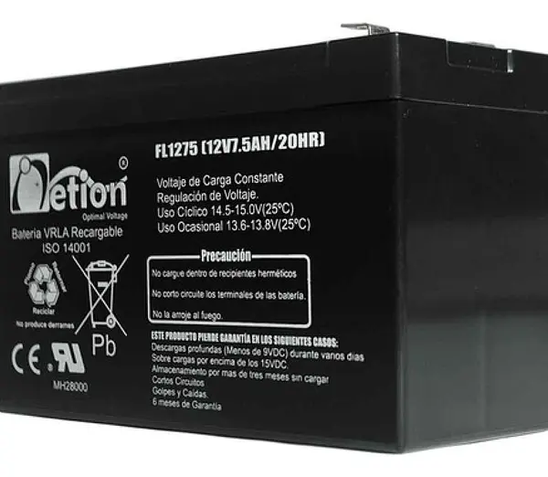 Bateria Seca 12v 7.5ah
