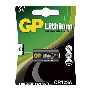 Bateria Cr123a Lithium Cilindrica