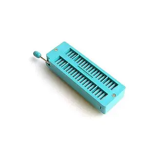 Base Para Integrado 40 Pin Con Palanca Zif Verde