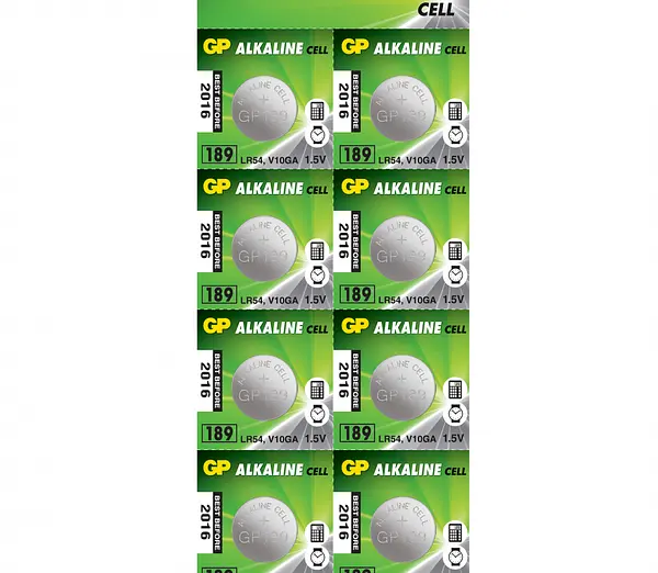Pila 189 Lr54 V10ga Alkalina Boton Gp