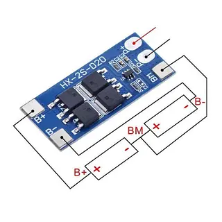 Modulo Carga Y Descarga De Bateria 18650 2 Celdas 10a