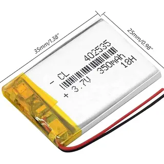 Bateria De Litio Lipo 3.7v 350mah 502030