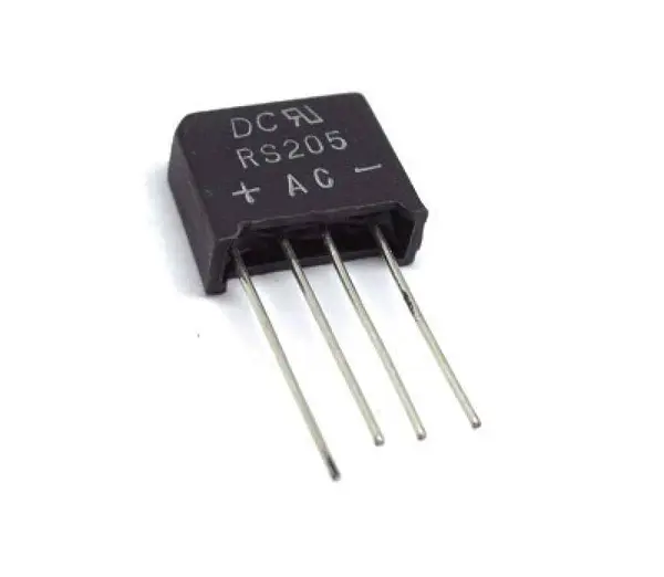 Puente Rectificador Rs205, 600v 2a