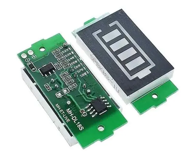 Indicador Bateria De Litio Ajustable 1s-8s Verde Y Azul
