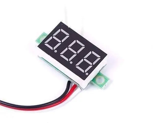 Minivoltimetro 30v 2 Cables
