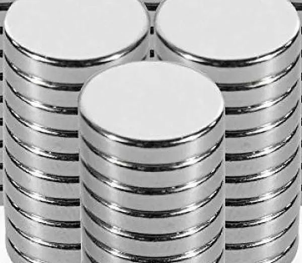 Iman Neodimio Redondo 12x3mm Gauss 2500
