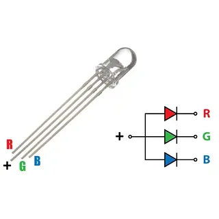 Led Rgb 5mm 4 Pines