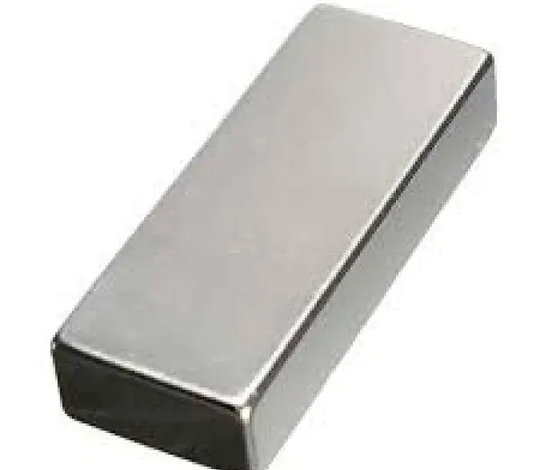 Iman Neodimio Rectangular 46x21x10mm Gauss 3950