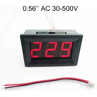 Voltimetro Digital 30-500vac