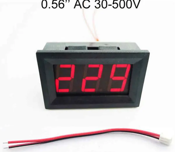 Voltimetro Digital 30-500vac