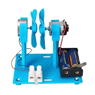 Kit Estudiantil Eolico Doble Elice Generador De Energia