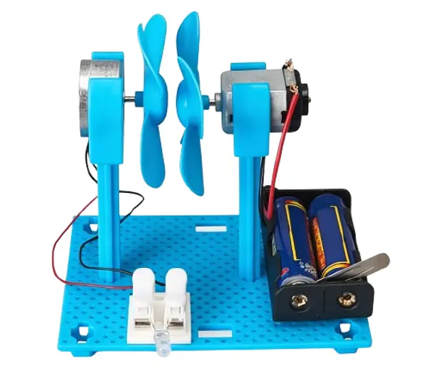 Kit Estudiantil Eolico Doble Elice Generador De Energia