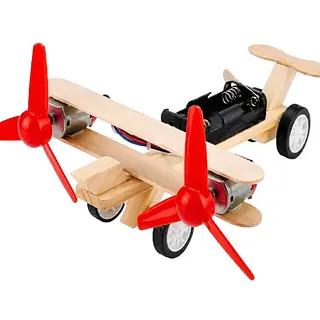 Kit Estudiantil Avioneta En Madera