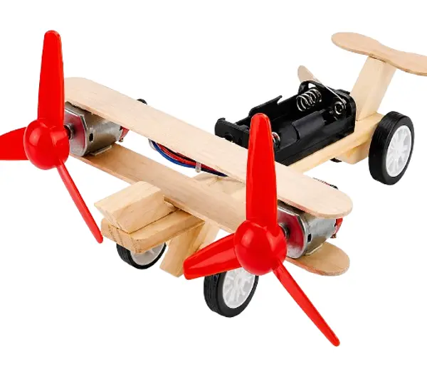 Kit Estudiantil Avioneta En Madera