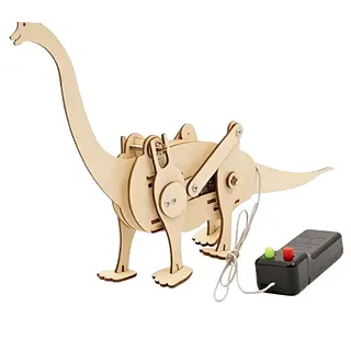 Kit Estudiantil Dinosaurio En Madera Con Control