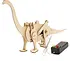 Kit Estudiantil Dinosaurio En Madera Con Control