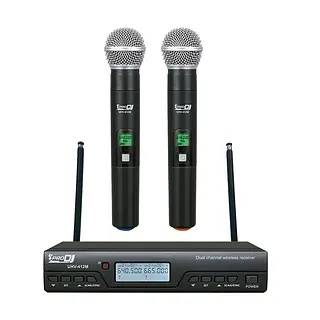 Microfono Prodj Uhv-412m Inalambrico Doble