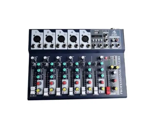 Mezclador Asmx7 7 Canales American Sound