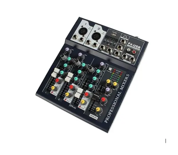 Mezclador Asmx4 4 Canales American Sound
