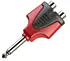 Adaptador Roxtone Rpan335 1 Plug 1/4 Mono X 2 Jack Rca
