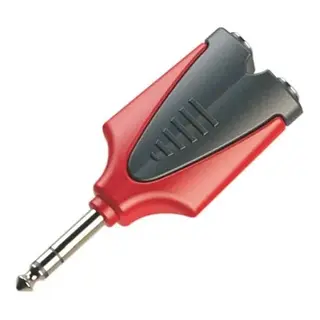Adaptador Roxtone Rpan300 1 Plug 1/4 Estereo X 2 Jack 1/4 Estereo