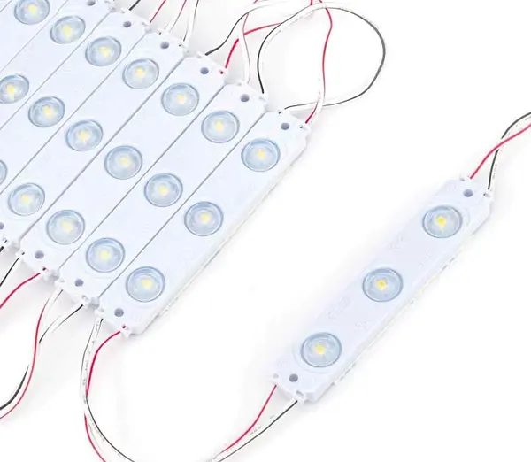 Modulo Led 12v Lupa 3 Bombillos