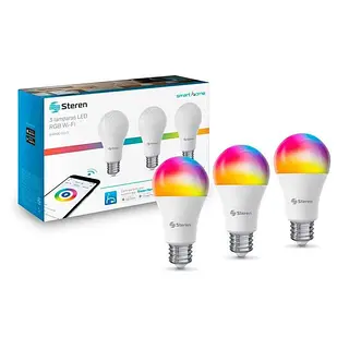 3 Lamparas Led Rgb