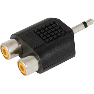 Plug 3.5mm Monofonico A 2 Jack Rca