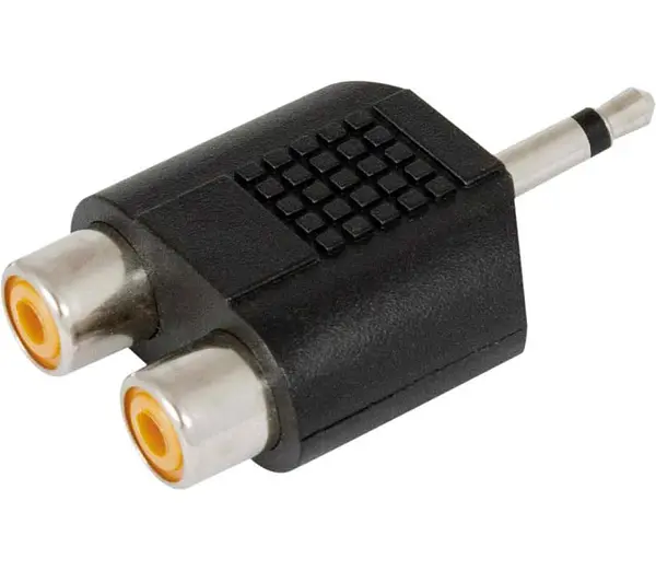 Plug 3.5mm Monofonico A 2 Jack Rca