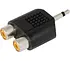 Plug 3.5mm Monofonico A 2 Jack Rca