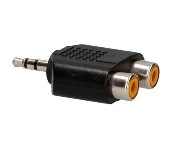 Plug 3.5mm Stereo A 2 Jack Rca