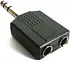 Plug 6.35mm Stereo A 2 Jack 6.35mm